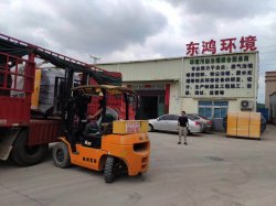 烈日炎炎，兩車東鴻環(huán)保設(shè)備發(fā)往福建